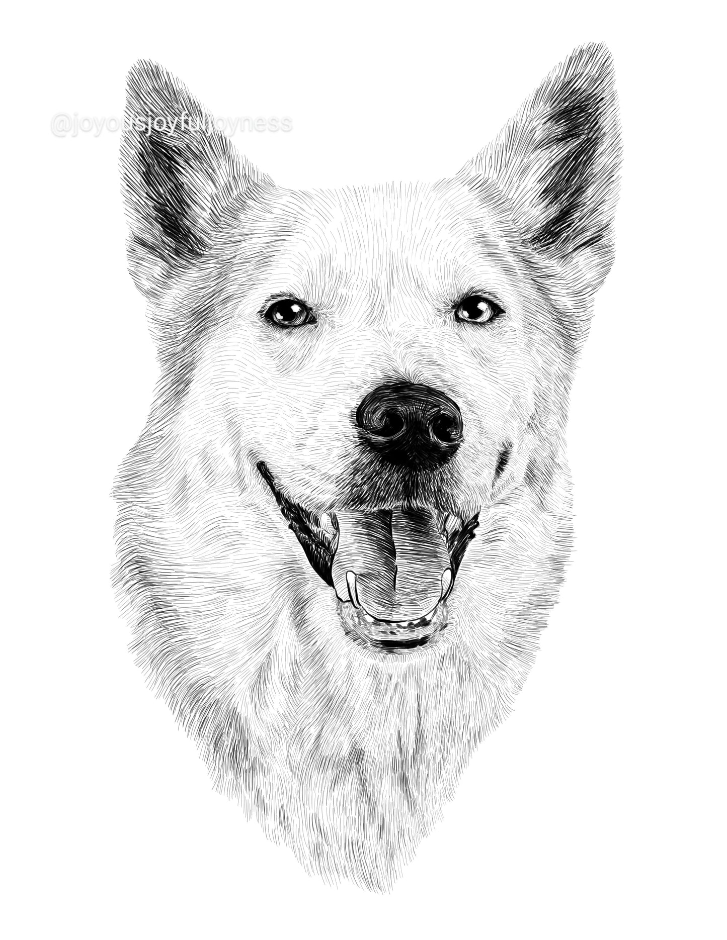 Portfolio: Nala (Husky) (Not for sale) Posters, Prints, & Visual Artwork JoyousJoyfulJoyness