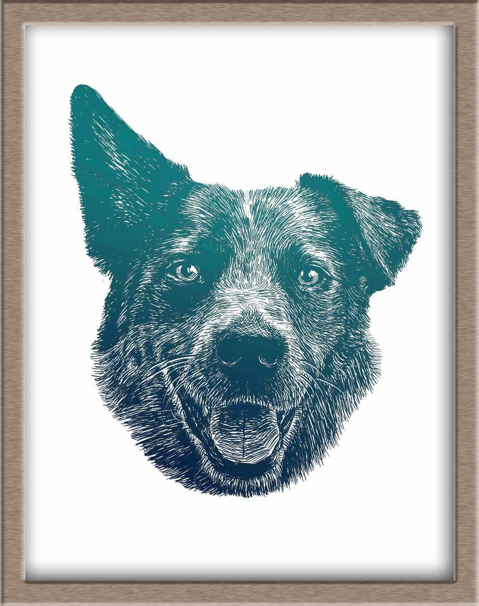 Custom Foiled Pet Portraits Pre-Order (starting at $320) Posters, Prints, & Visual Artwork JoyousJoyfulJoyness 