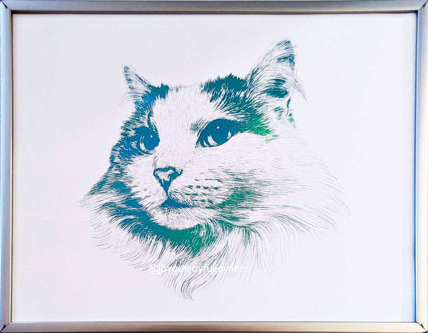 Custom Cat Art Posters, Prints, & Visual Artwork JoyousJoyfulJoyness