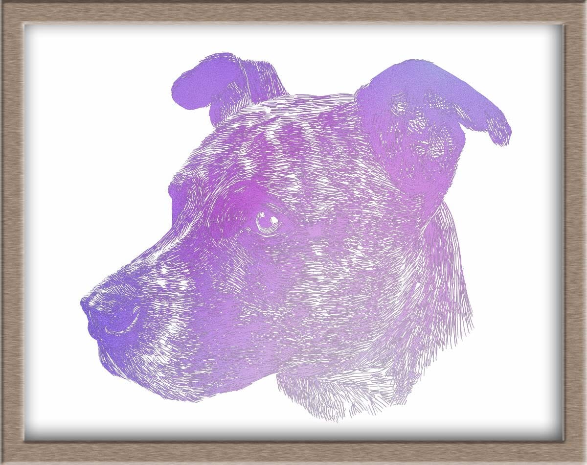 Custom Foiled Pet Portraits Pre-Order (starting at $320) Posters, Prints, & Visual Artwork JoyousJoyfulJoyness 