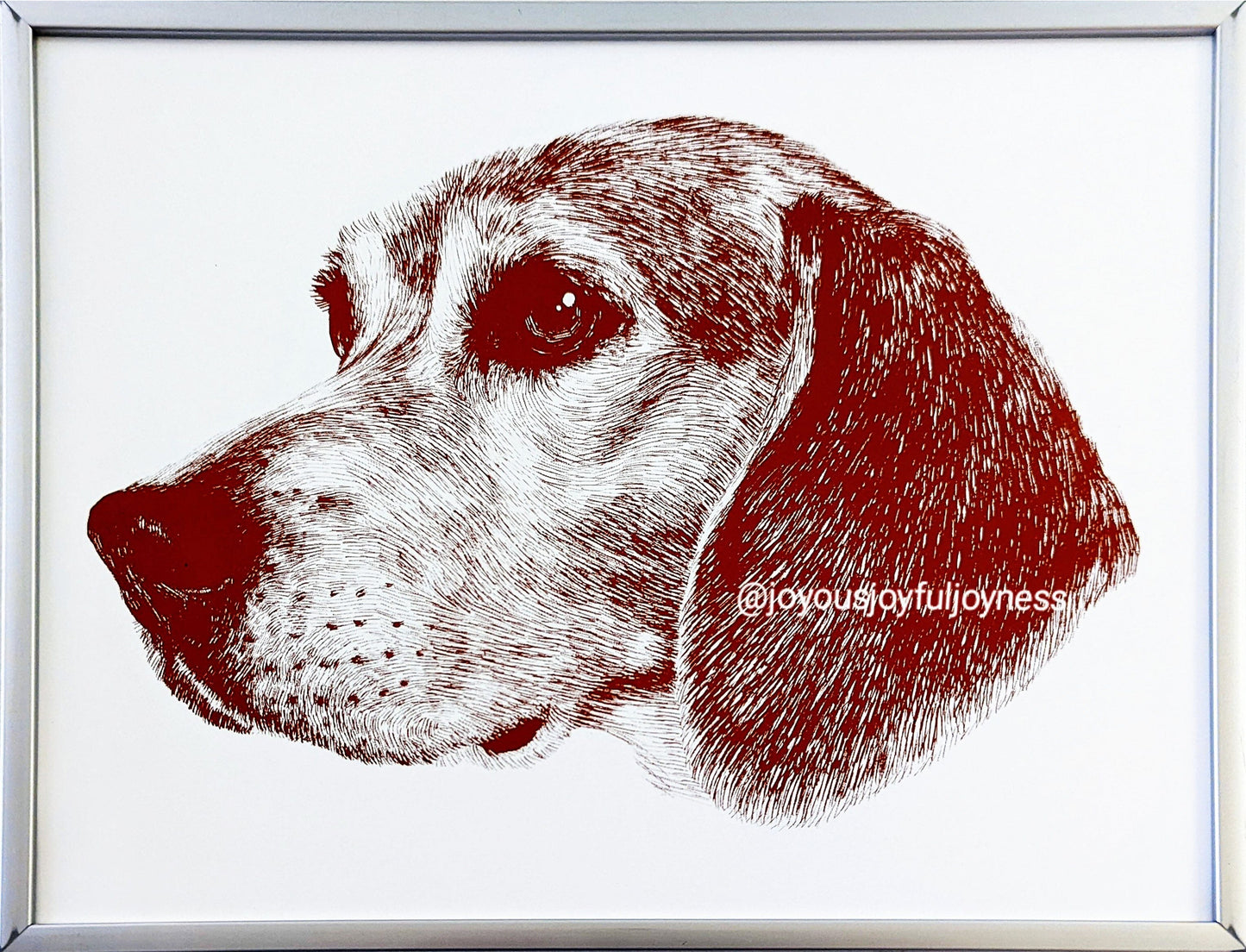 Custom Dog Art Posters, Prints, & Visual Artwork JoyousJoyfulJoyness