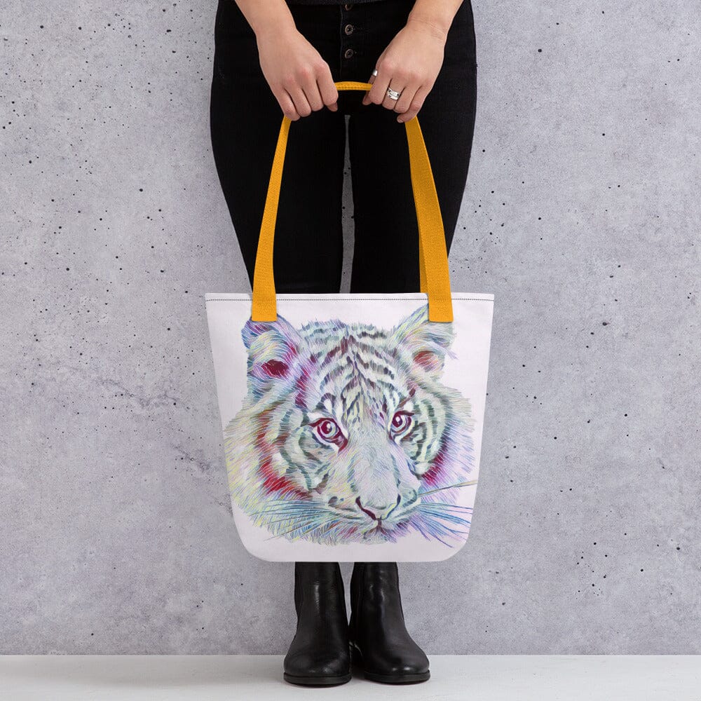 Tiger Tote bag (Dragonfly) JoyousJoyfulJoyness Yellow