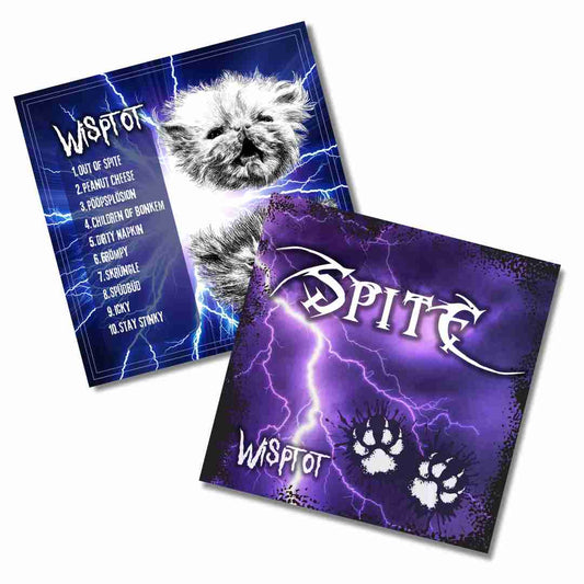 PREORDER WispTot Album Non-Holographic Sticker Bundle ($1 donated each to Rags to Riches Animal Rescue and Kitty CrusAIDe per bundle sold) Decorative Stickers JoyousJoyfulJoyness 