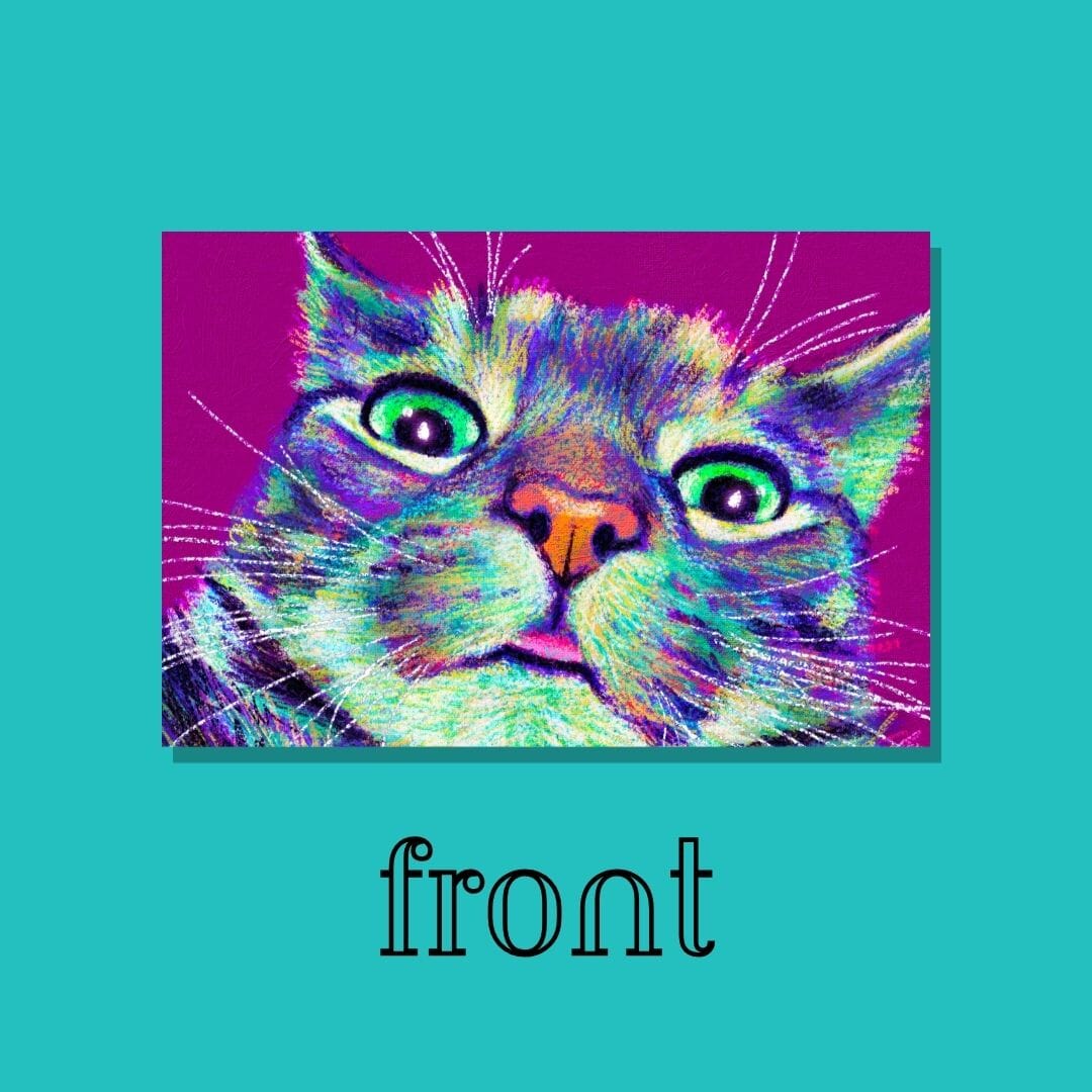 Close Encounters Collection - "Blep" Postcard - Postcard with a Silly Cat Sticking Out His Tongue (Limited Quantities) Postcards JoyousJoyfulJoyness 