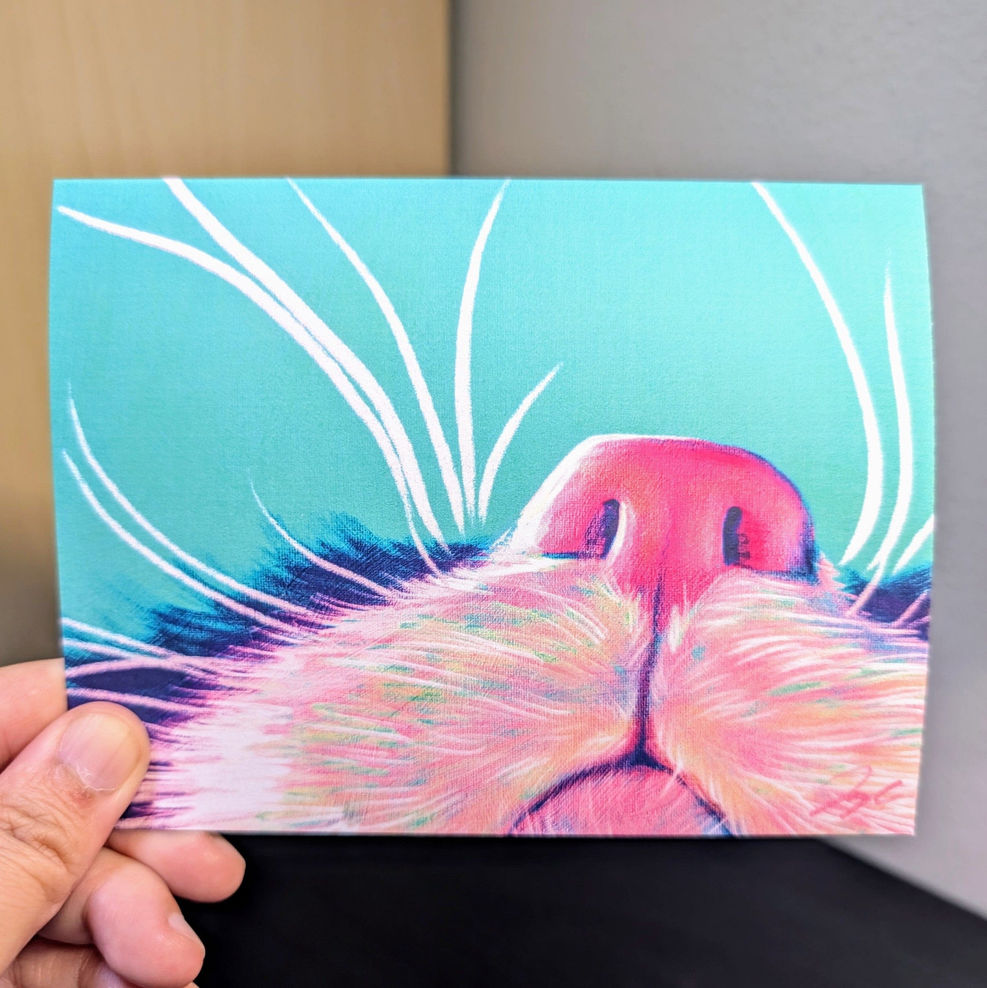 Close Encounters Collection - Boop Greeting Card - Blank Card with a Cute Cat's Nose (Limited Quantities) Greeting Card JoyousJoyfulJoyness 