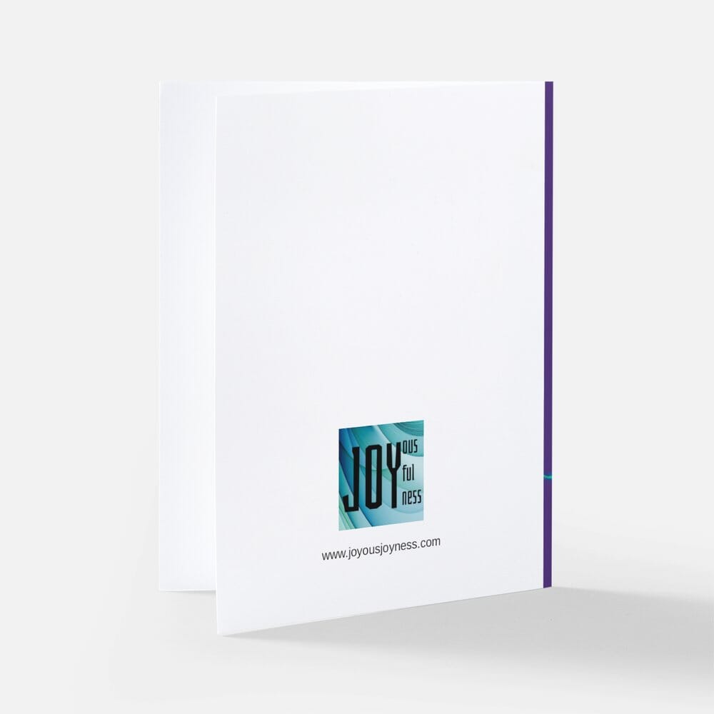 "Calla Runner" Greeting Card - Blank Card with a Runner Duck and Calla Lilies (Limited Quantities) Greeting Card JoyousJoyfulJoyness 