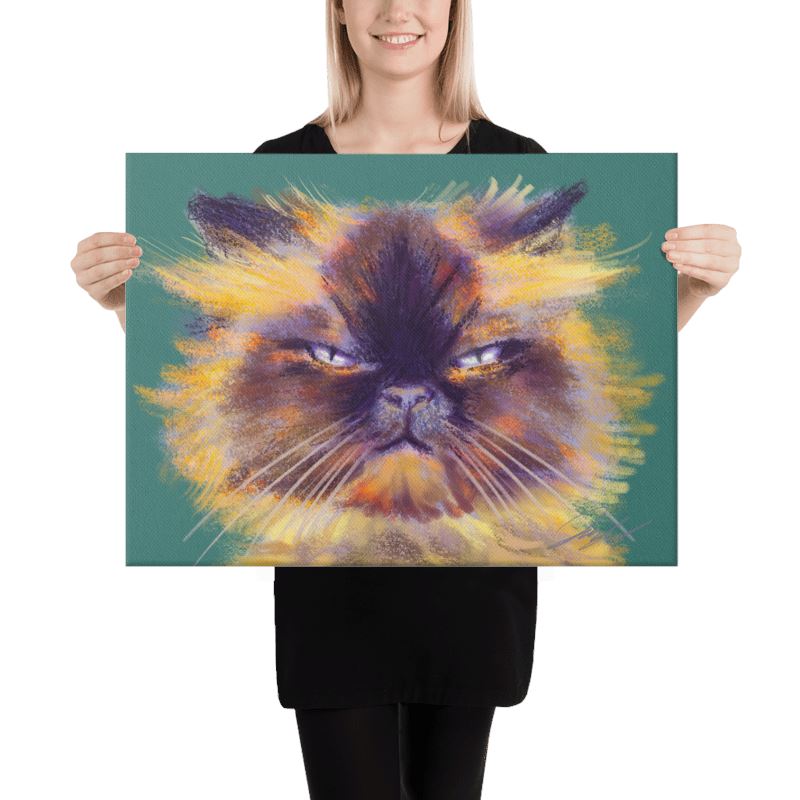 Custom Painted Pet Portraits - Physical Print Order Posters, Prints, & Visual Artwork JoyousJoyfulJoyness 