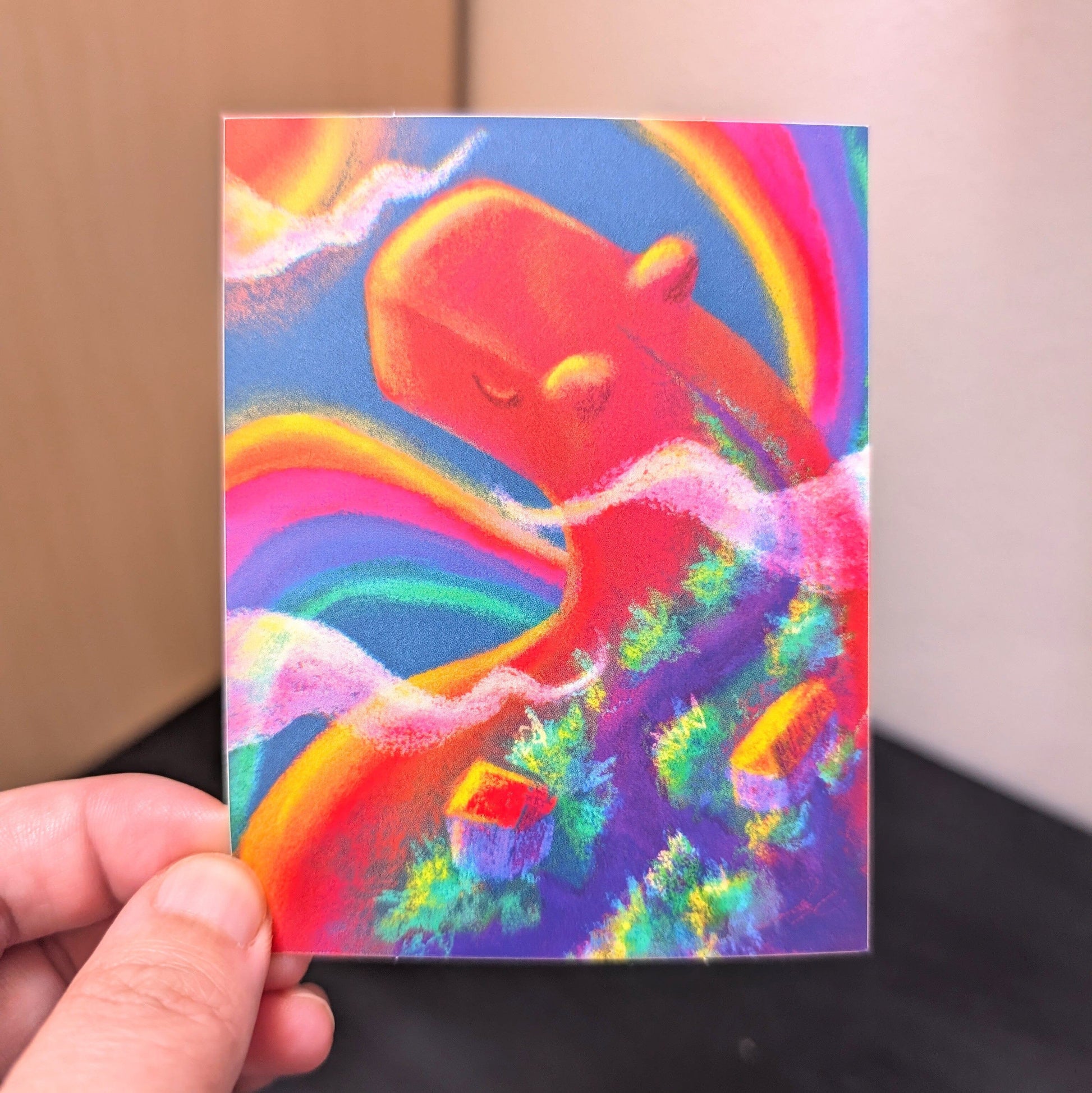 Capybara Gargantua Collection - Capybara and the Village Non-Holographic Matte Sticker Decorative Stickers JoyousJoyfulJoyness 