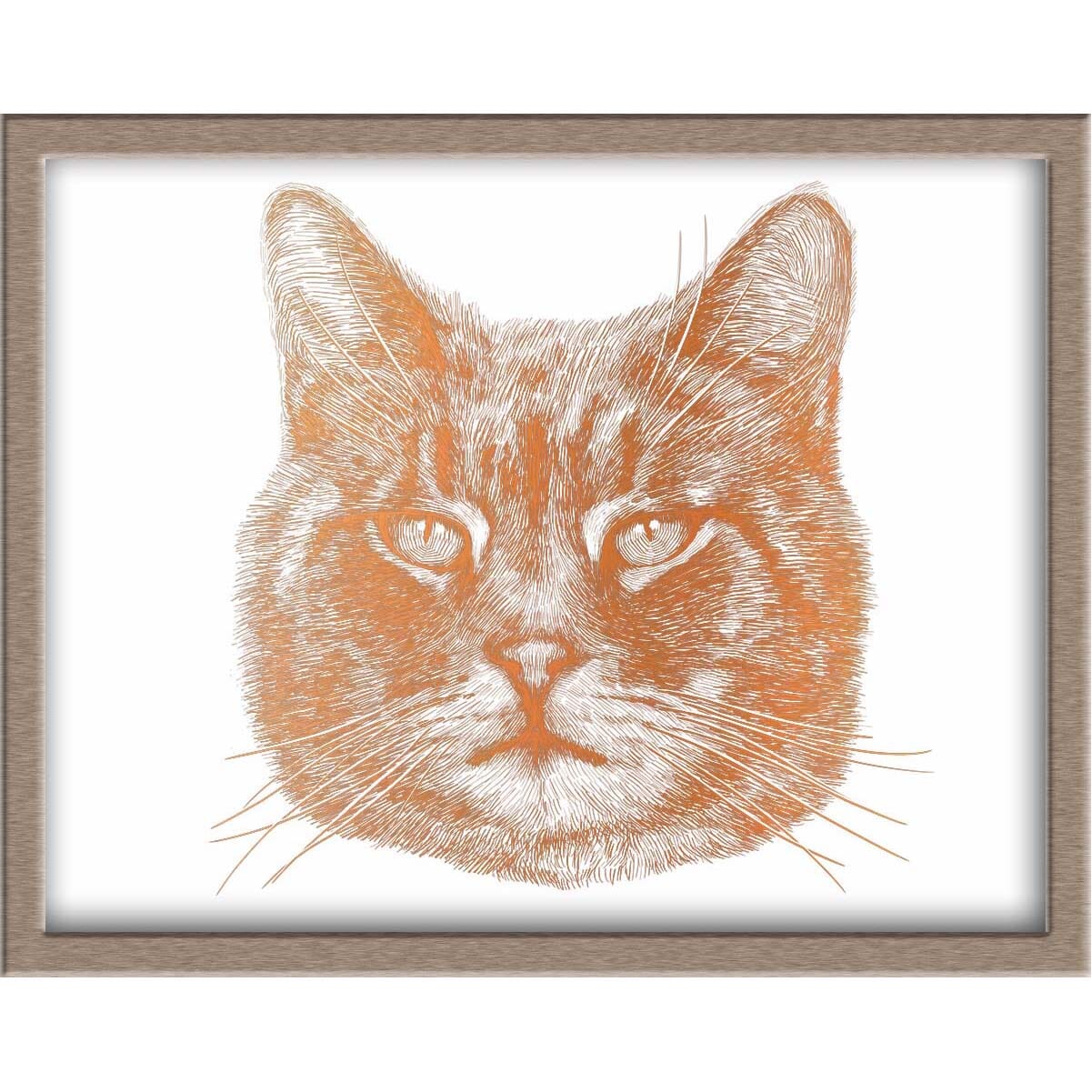 Distinguished Cat Foiled Print (Casper) Posters, Prints, & Visual Artwork JoyousJoyfulJoyness 