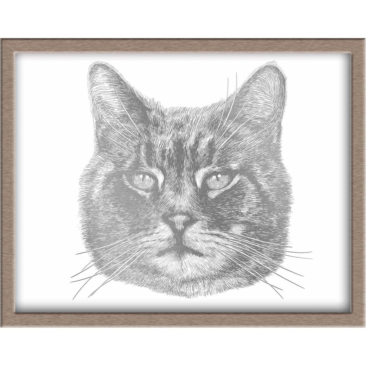 Distinguished Cat Foiled Print (Casper) Posters, Prints, & Visual Artwork JoyousJoyfulJoyness 