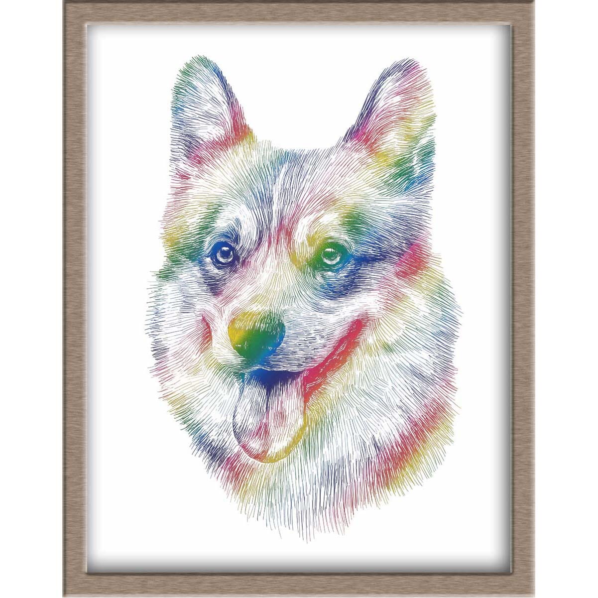 Corgi Foiled Print Posters, Prints, & Visual Artwork JoyousJoyfulJoyness 