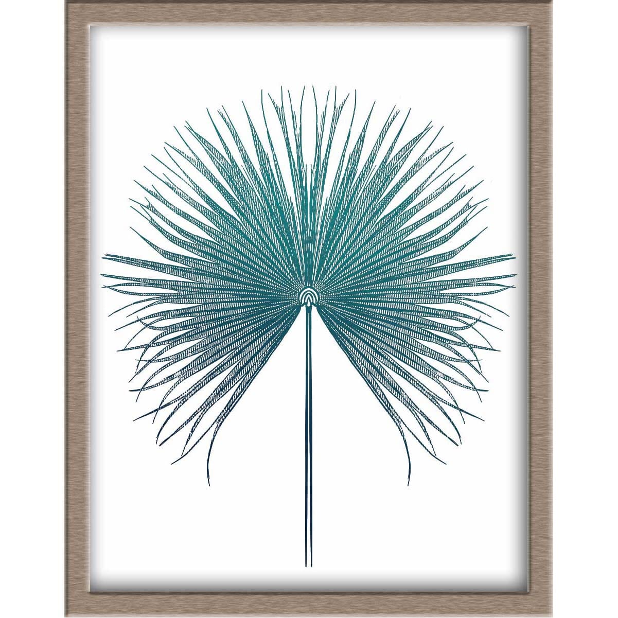 Fan Palm Foiled Print Posters, Prints, & Visual Artwork JoyousJoyfulJoyness 