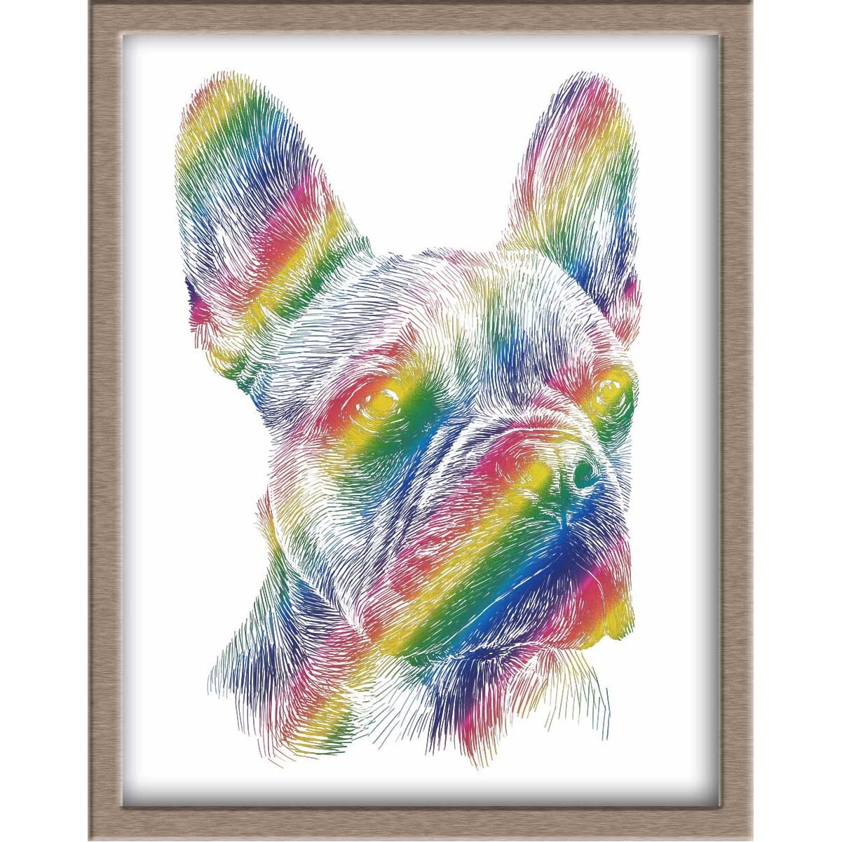 French Bulldog Foiled Print Posters, Prints, & Visual Artwork JoyousJoyfulJoyness 