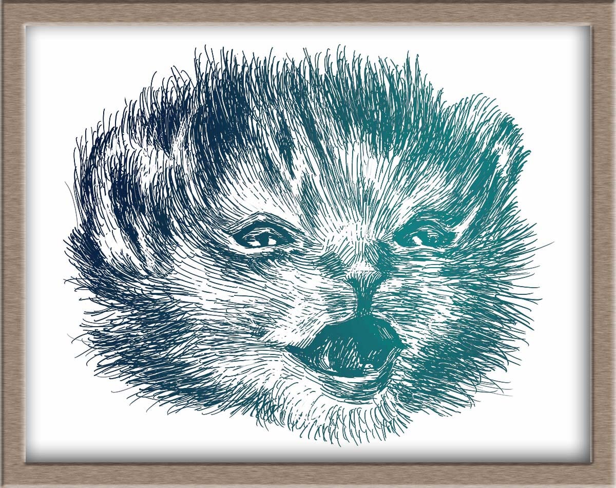 Happy Tater Tot Foiled Print (50% of Sale Donated to Kitty CrusAIDe) Posters, Prints, & Visual Artwork JoyousJoyfulJoyness 