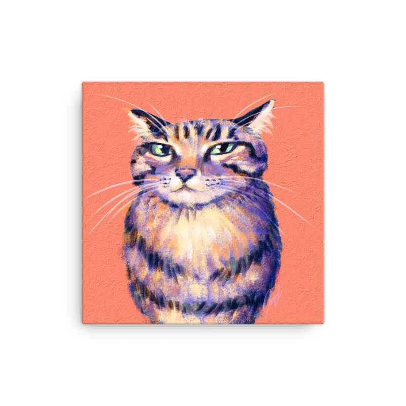 "Torpedo Kitty" Painting [Unfoiled] Posters, Prints, & Visual Artwork JoyousJoyfulJoyness 