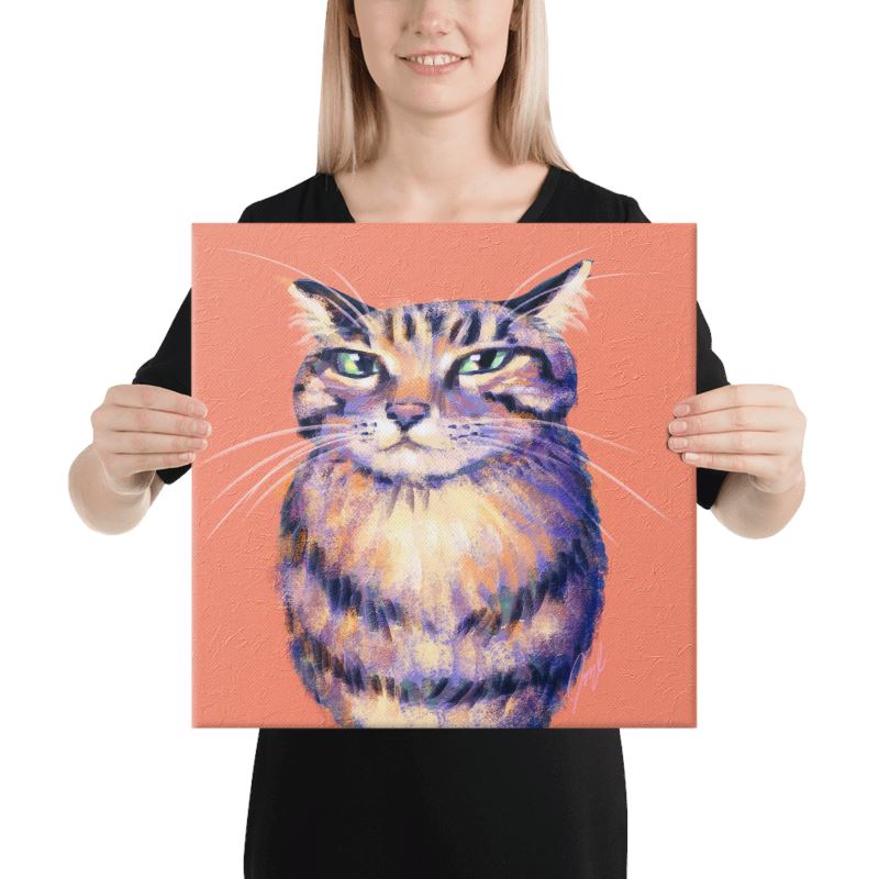 "Torpedo Kitty" Painting [Unfoiled] Posters, Prints, & Visual Artwork JoyousJoyfulJoyness 