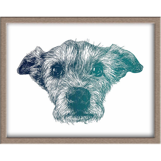 Sweet Dog Foiled Print (Lilli) Posters, Prints, & Visual Artwork JoyousJoyfulJoyness 