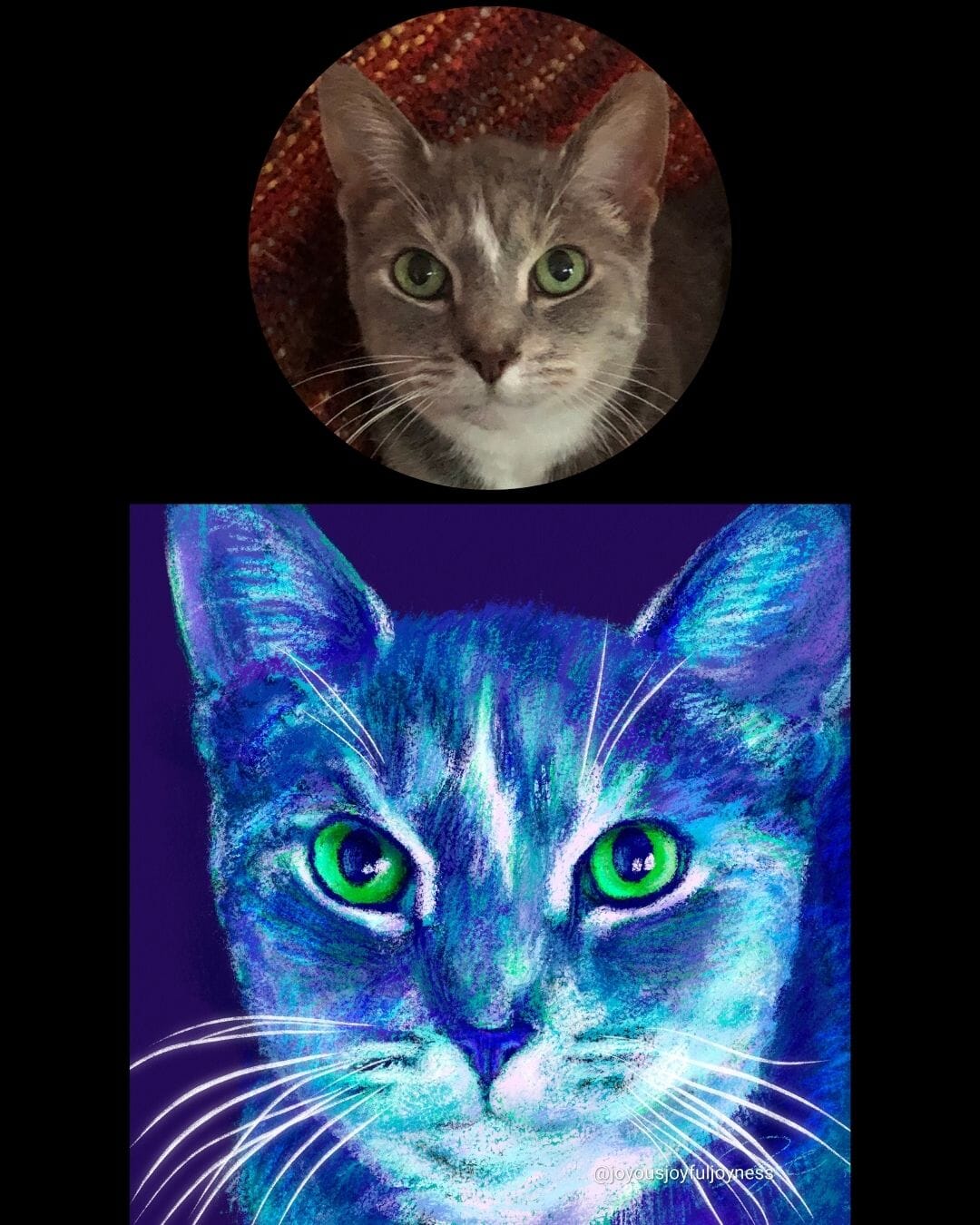 Custom Painted Pet Portrait Pre-Order (starting at $300) Posters, Prints, & Visual Artwork JoyousJoyfulJoyness 