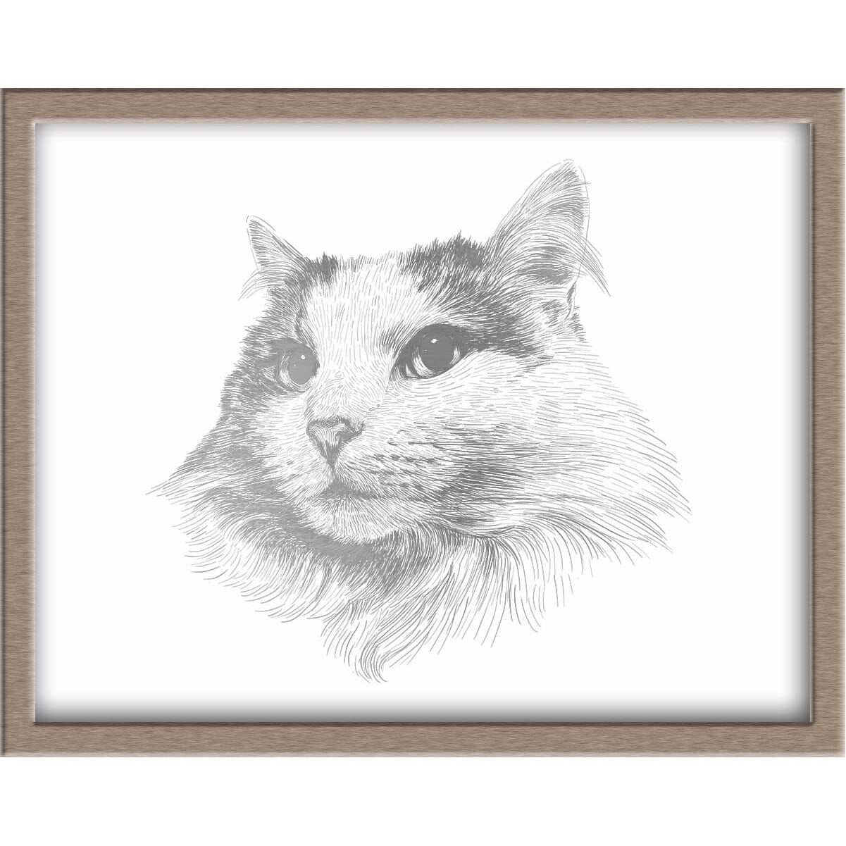 Majestic Cat Foiled Print (Murphy) Posters, Prints, & Visual Artwork JoyousJoyfulJoyness 