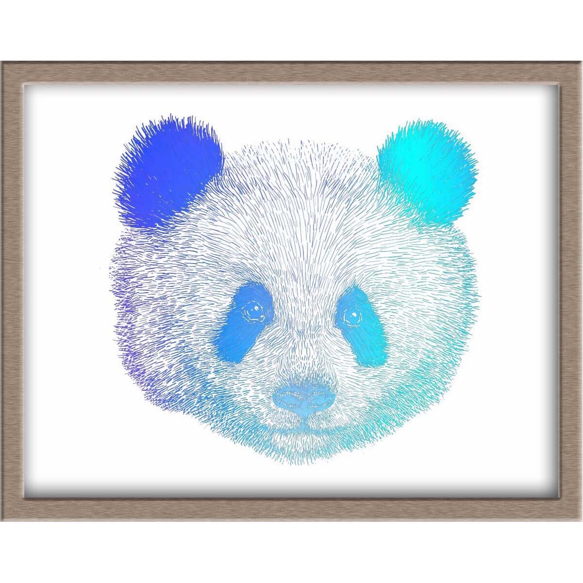 Panda Foiled Print Posters, Prints, & Visual Artwork JoyousJoyfulJoyness 
