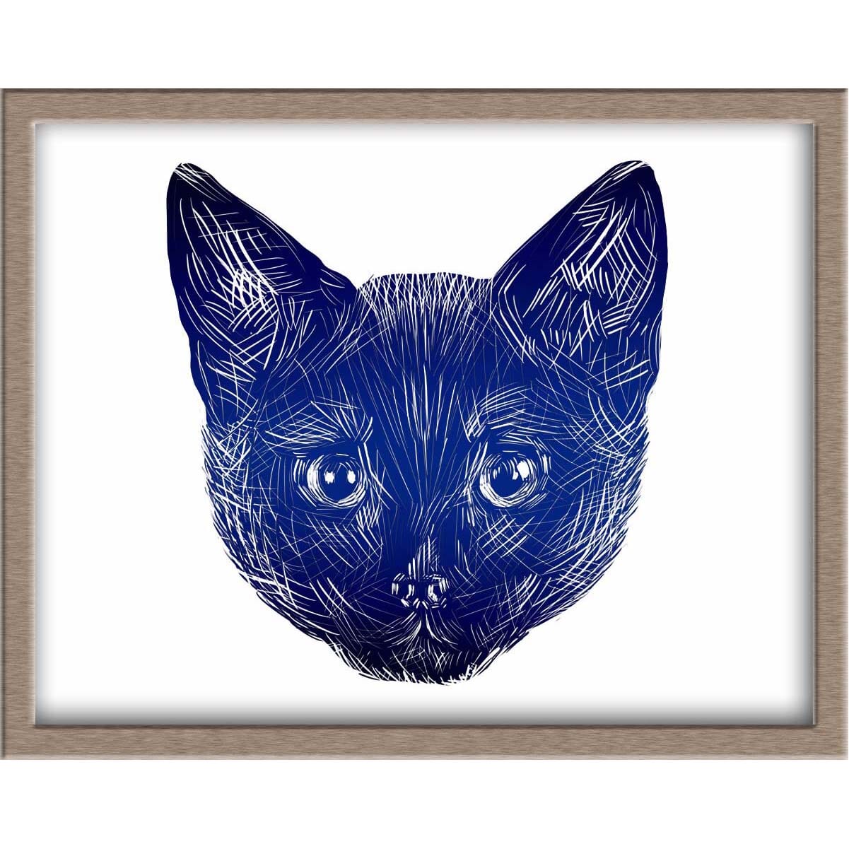 Black Kitten Foiled Print (Rallye) Posters, Prints, & Visual Artwork JoyousJoyfulJoyness 