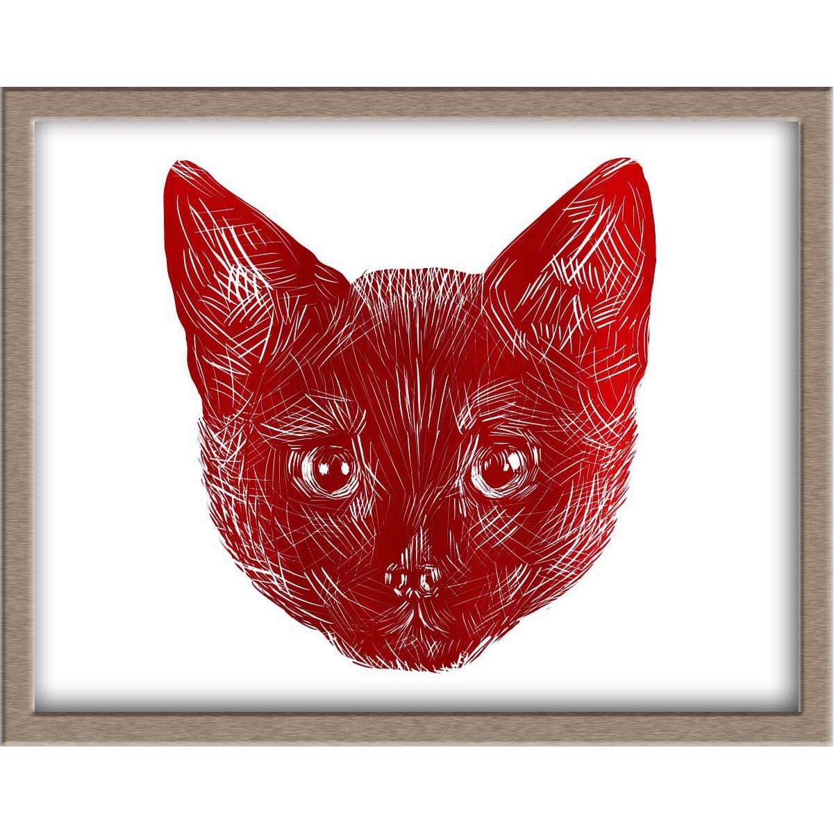 Black Kitten Foiled Print (Rallye) Posters, Prints, & Visual Artwork JoyousJoyfulJoyness 