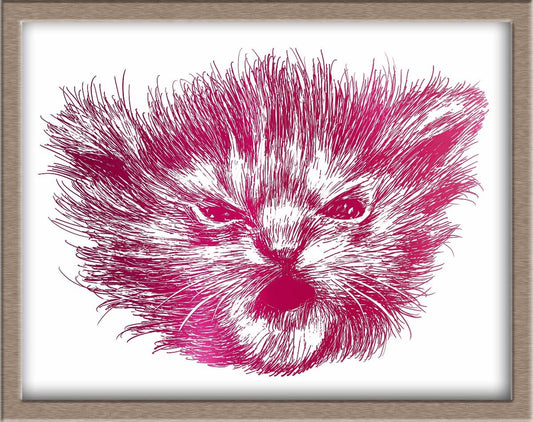 Angry Tater Tot Foiled Print (50% of Sale Donated to Kitty CrusAIDe) Posters, Prints, & Visual Artwork JoyousJoyfulJoyness 