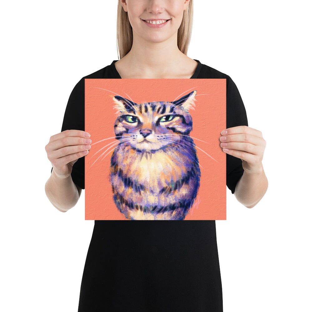 "Torpedo Kitty" Painting [Unfoiled] Posters, Prints, & Visual Artwork JoyousJoyfulJoyness 
