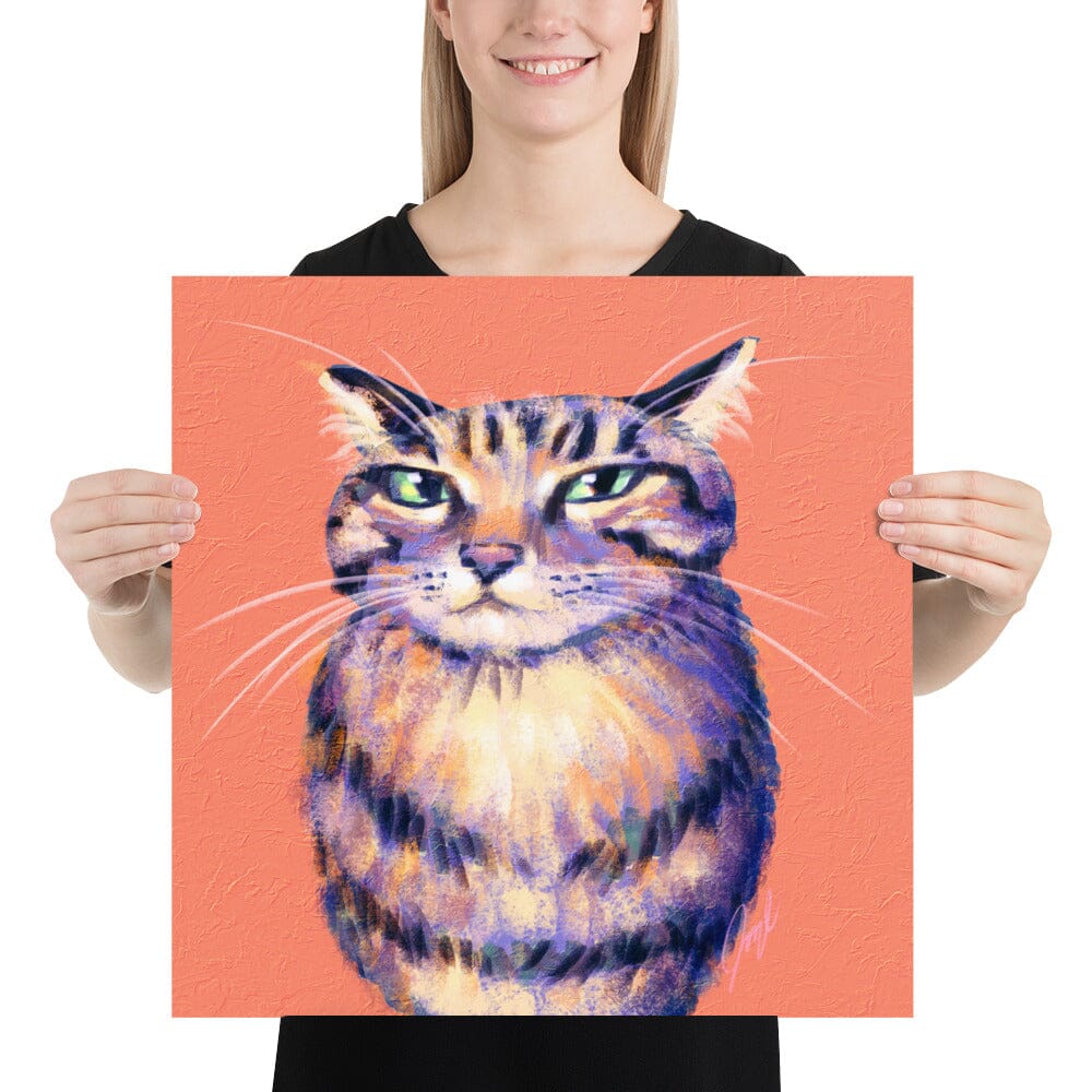 "Torpedo Kitty" Painting [Unfoiled] Posters, Prints, & Visual Artwork JoyousJoyfulJoyness 