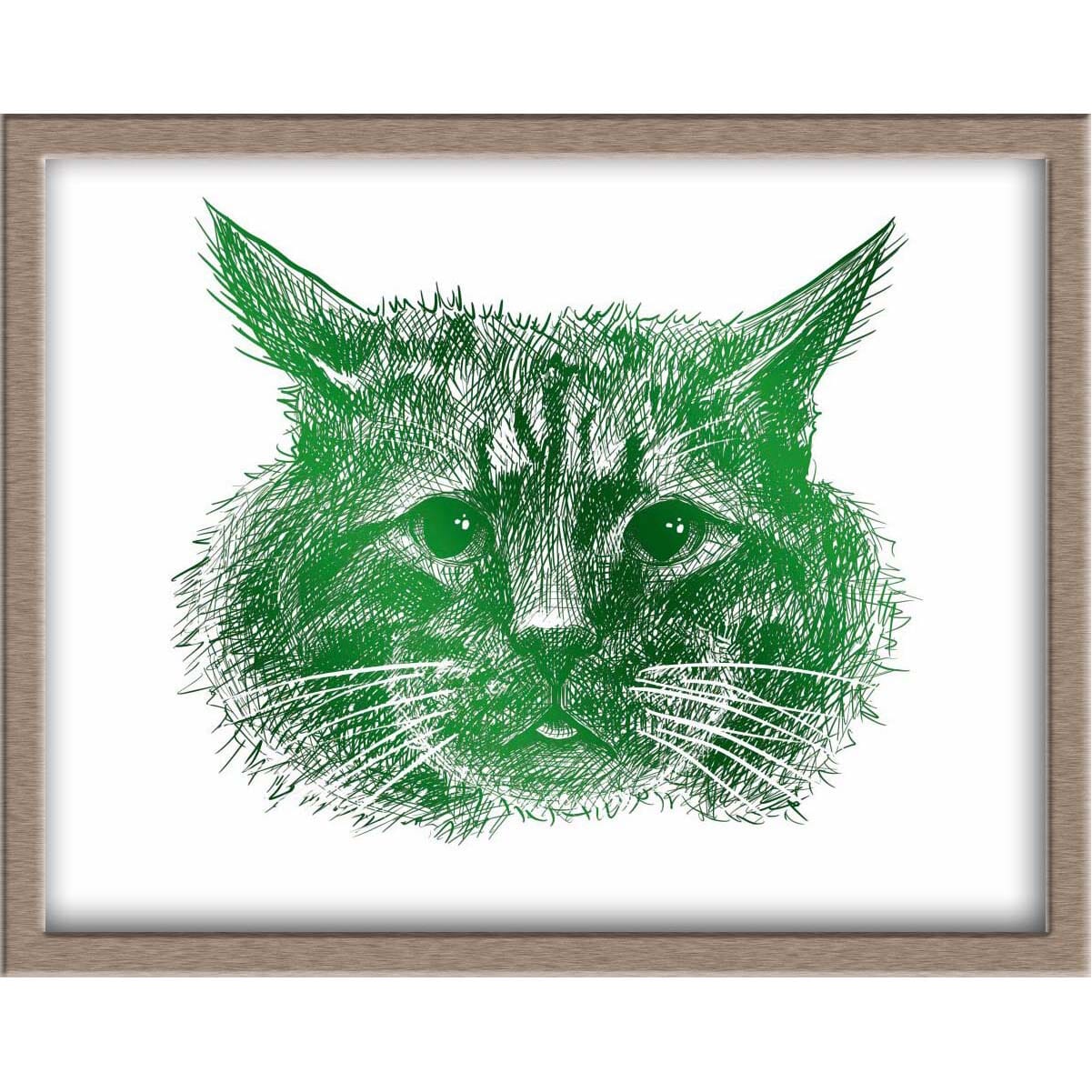 Delightful Cat Foiled Print (Twinkie) Posters, Prints, & Visual Artwork JoyousJoyfulJoyness 