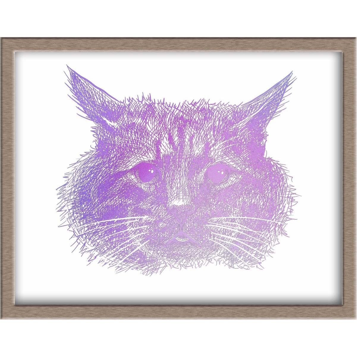 Delightful Cat Foiled Print (Twinkie) Posters, Prints, & Visual Artwork JoyousJoyfulJoyness 