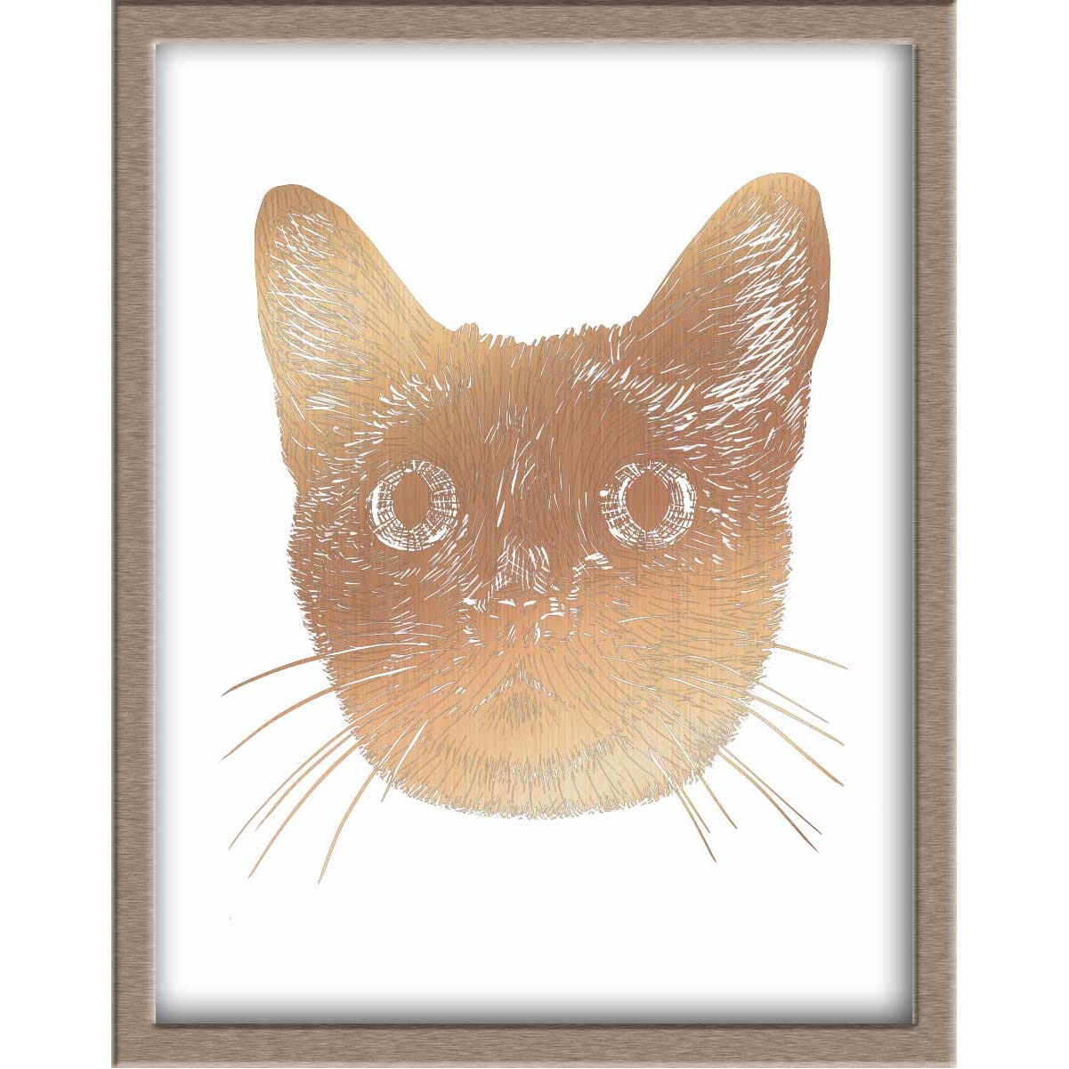 Black Cat Foiled Print (Wednesday) Posters, Prints, & Visual Artwork JoyousJoyfulJoyness 