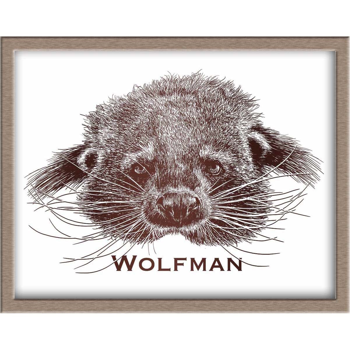 Wolfman the Binturong Foiled Print | Donation to wildlife sanctuary Wild Wonders Posters, Prints, & Visual Artwork JoyousJoyfulJoyness 
