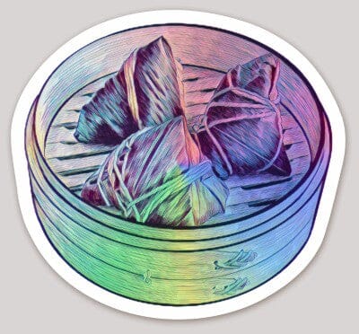 Zong Zi Holographic Sticker Decorative Stickers JoyousJoyfulJoyness 