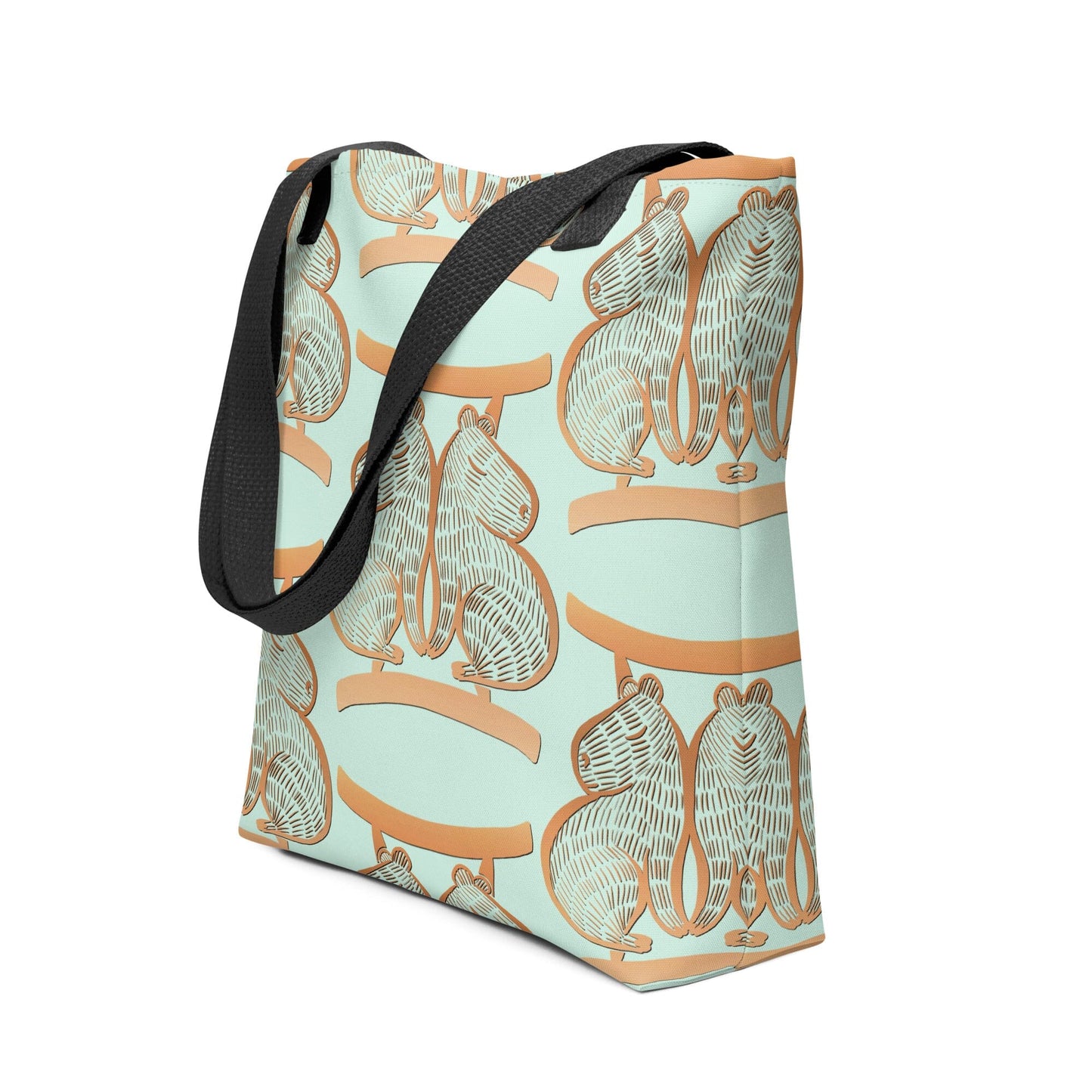 Capybara Zodiac - 03 - Gemini Tote Bag JoyousJoyfulJoyness 