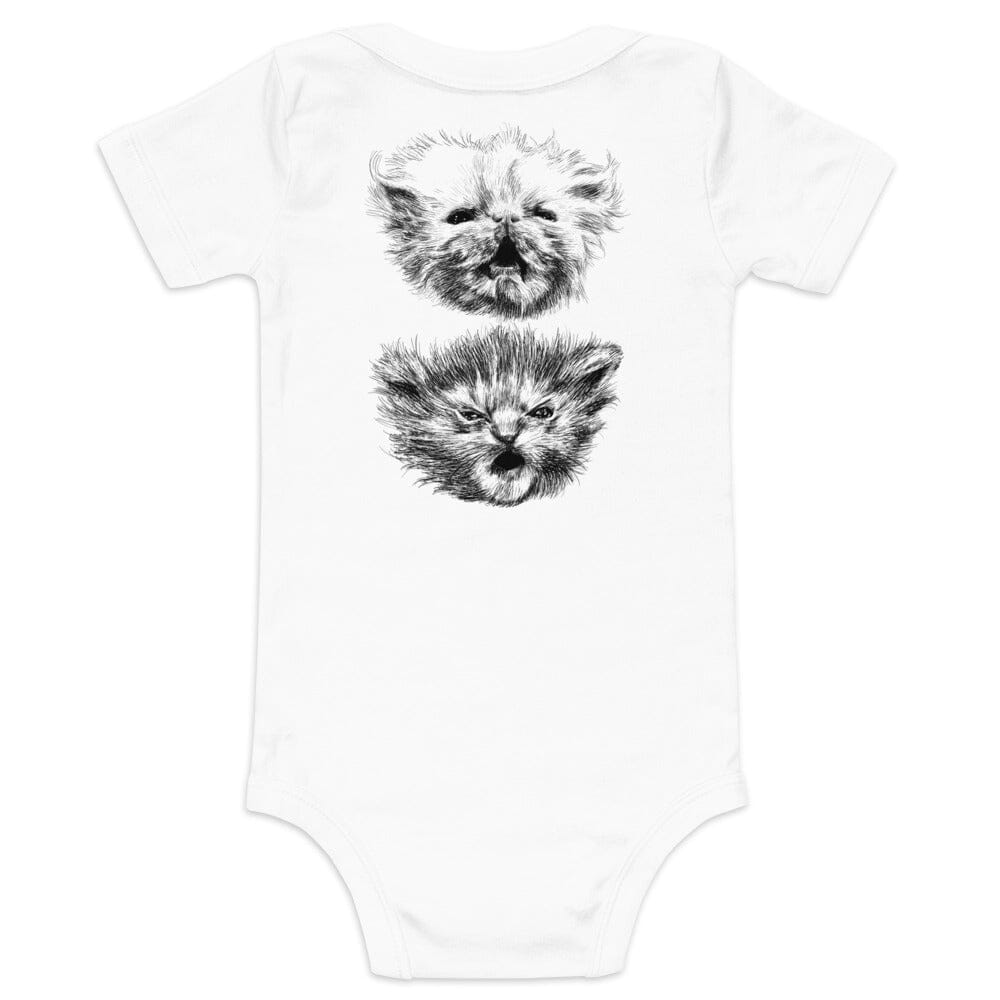 WispTot BABY Onesie [Unfoiled] (All net proceeds go to equally to Kitty CrusAIDe and Rags to Riches Animal Rescue) JoyousJoyfulJoyness 