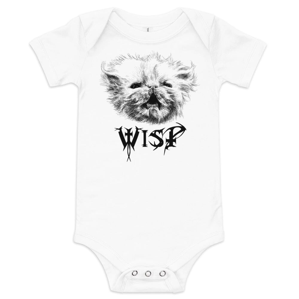 Metal Wisp BABY Onesie [Unfoiled] (All net proceeds go to Rags to Riches Animal Rescue) JoyousJoyfulJoyness White 3-6m 
