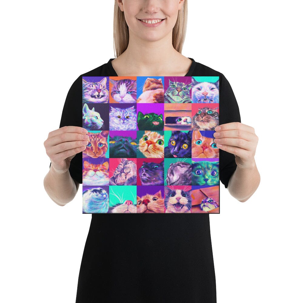 Close Encounters Collection - 25 Kitties - Compilation of 25 Cat Paintings [Unfoiled] Posters, Prints, & Visual Artwork JoyousJoyfulJoyness 