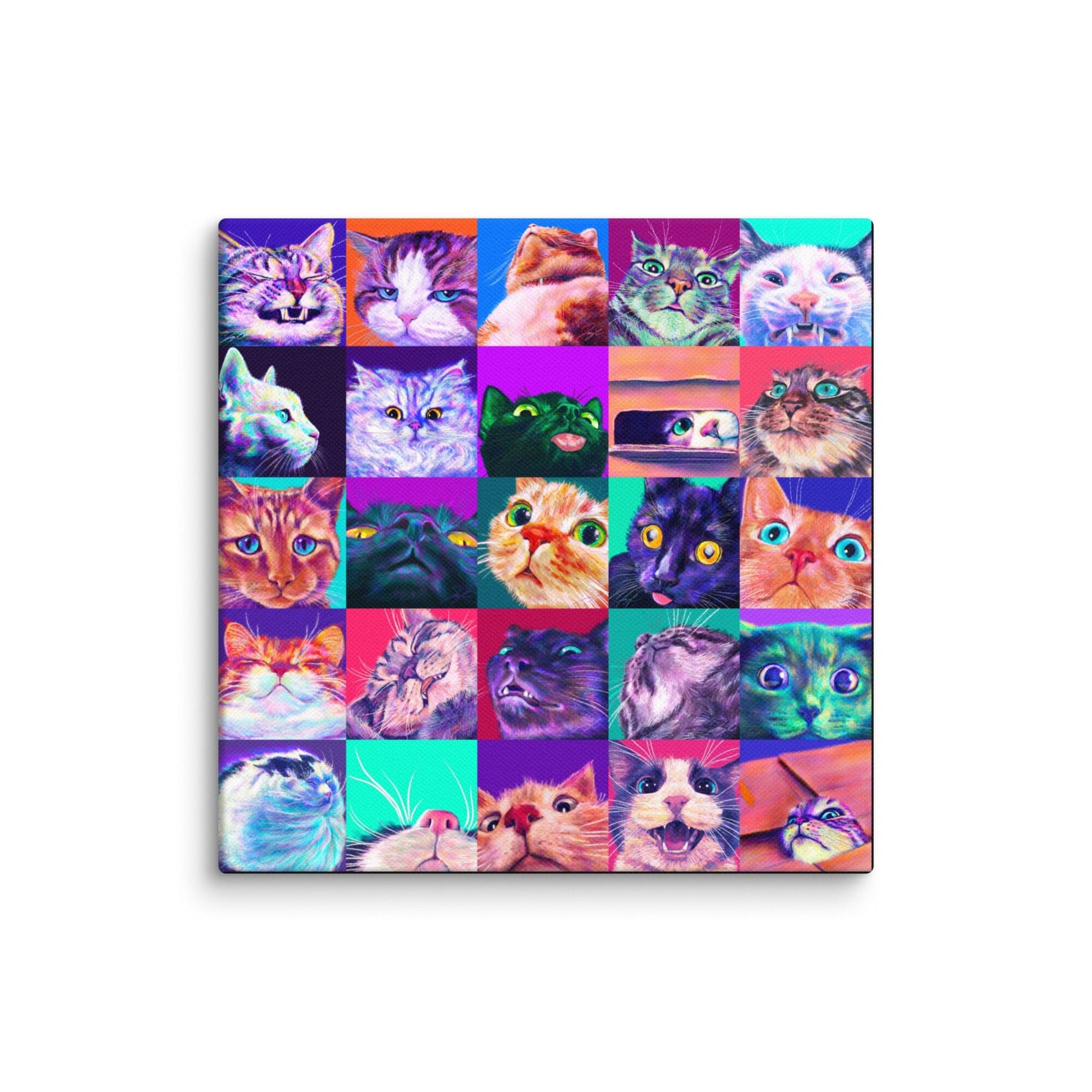 Close Encounters Collection - 25 Kitties - Compilation of 25 Cat Paintings [Unfoiled] Posters, Prints, & Visual Artwork JoyousJoyfulJoyness 