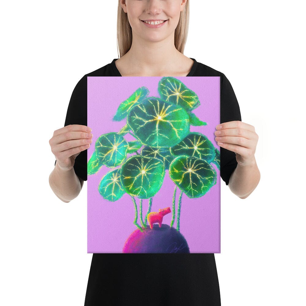 Little Capy, Big World Collection - "Capybara Stefania" Painting [Unfoiled] Posters, Prints, & Visual Artwork JoyousJoyfulJoyness 