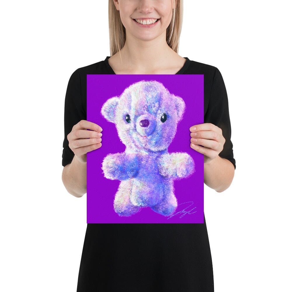 "Teddy Bear" Painting [Unfoiled] | Painting of a Childhood Stuffed Bear Posters, Prints, & Visual Artwork JoyousJoyfulJoyness 