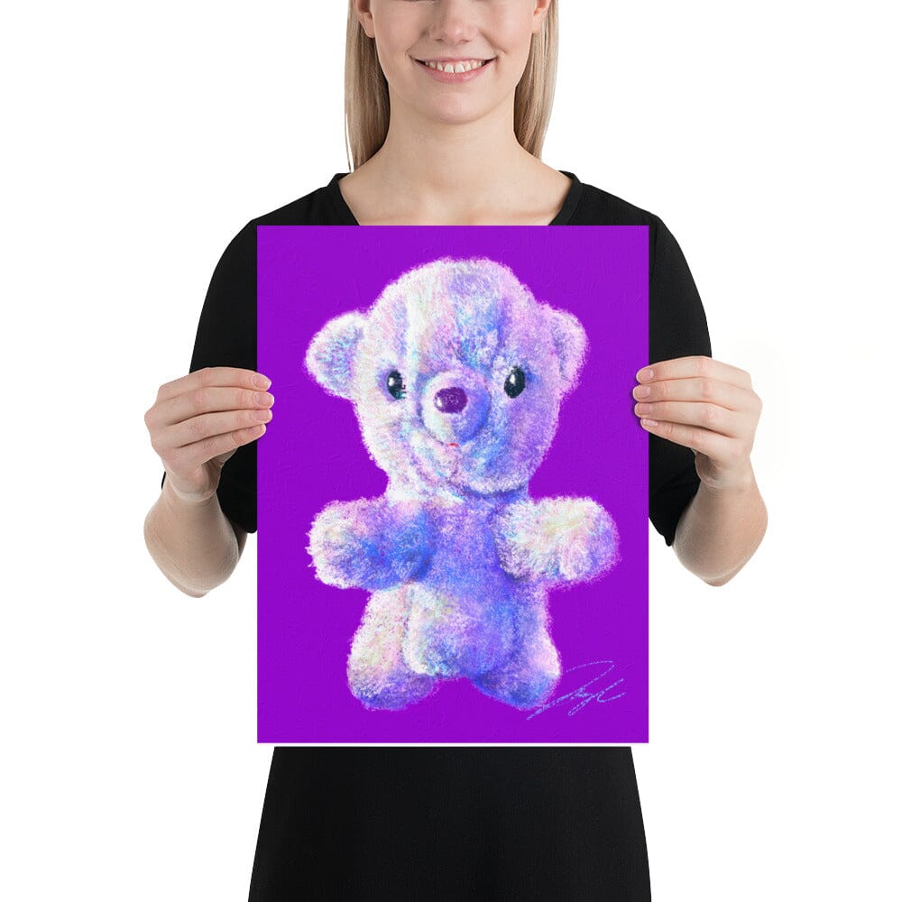 "Teddy Bear" Painting [Unfoiled] | Painting of a Childhood Stuffed Bear Posters, Prints, & Visual Artwork JoyousJoyfulJoyness 