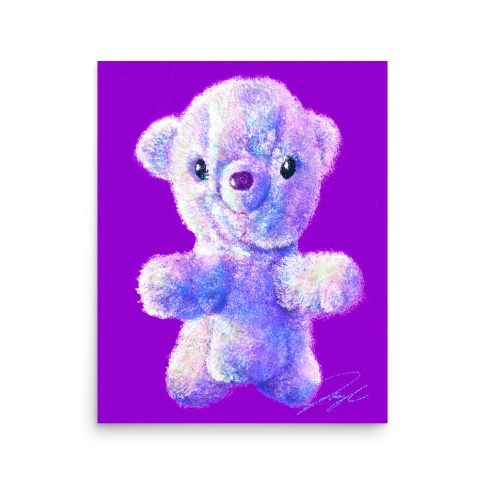 "Teddy Bear" Painting [Unfoiled] | Painting of a Childhood Stuffed Bear Posters, Prints, & Visual Artwork JoyousJoyfulJoyness 