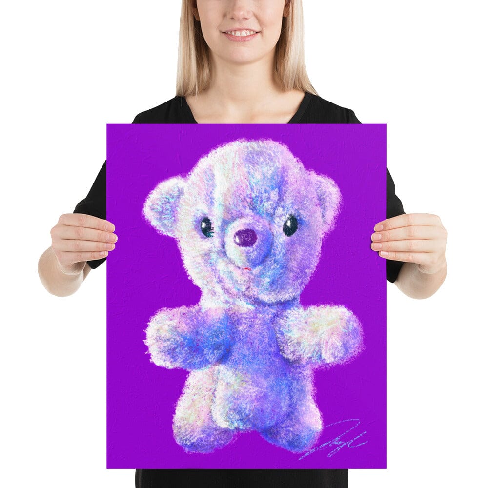 "Teddy Bear" Painting [Unfoiled] | Painting of a Childhood Stuffed Bear Posters, Prints, & Visual Artwork JoyousJoyfulJoyness 