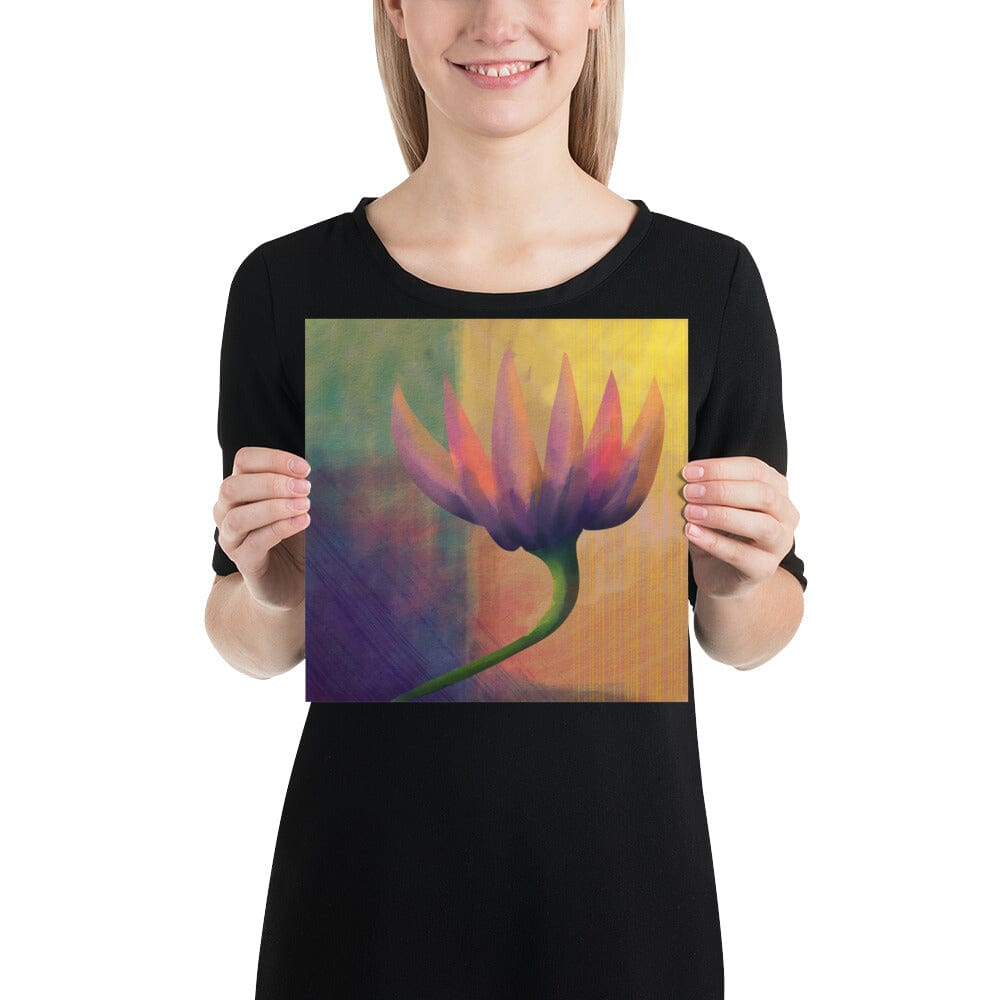 "Moody Flower" Painting [Unfoiled] Posters, Prints, & Visual Artwork JoyousJoyfulJoyness 