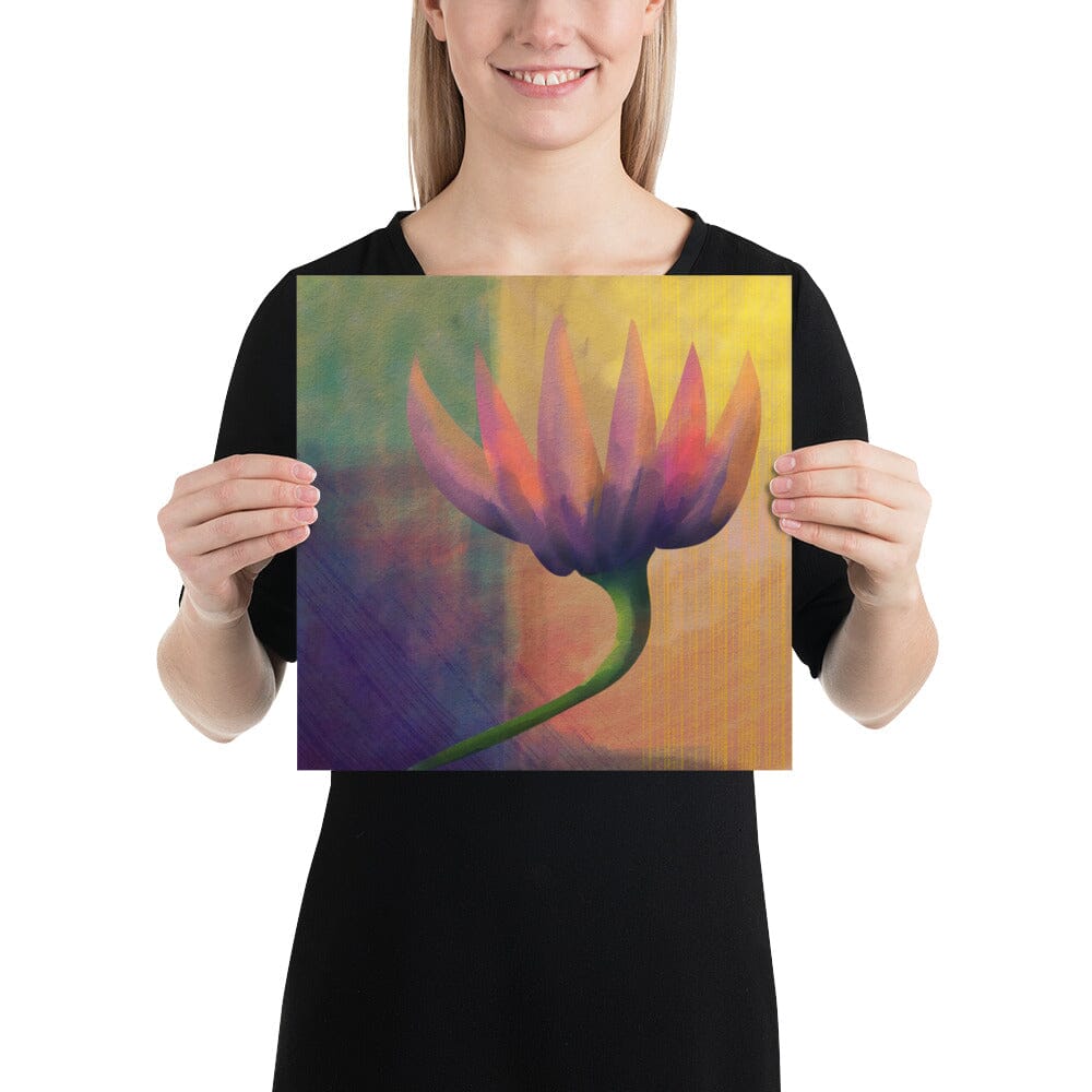 "Moody Flower" Painting [Unfoiled] Posters, Prints, & Visual Artwork JoyousJoyfulJoyness 