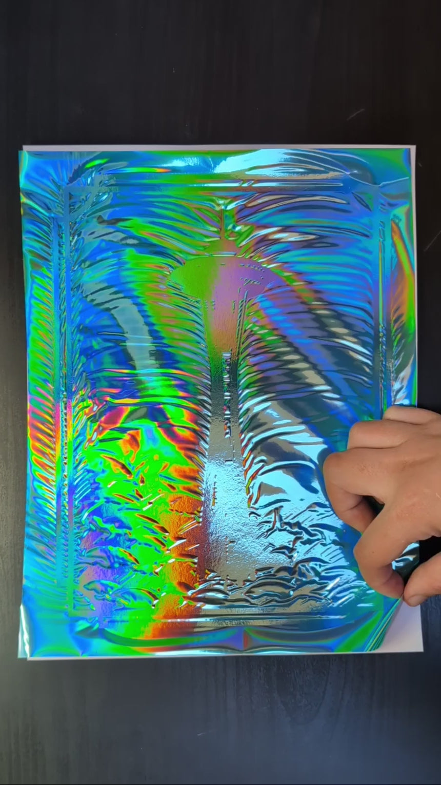 Seattle's Space Needle Landmark Foiled Print