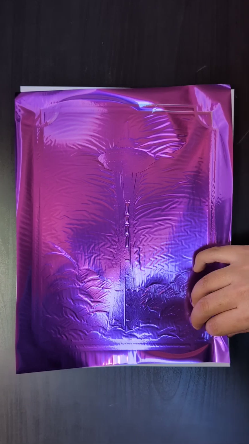 Seattle's Tower Landmark Foiled Print – JoyousJoyfulJoyness