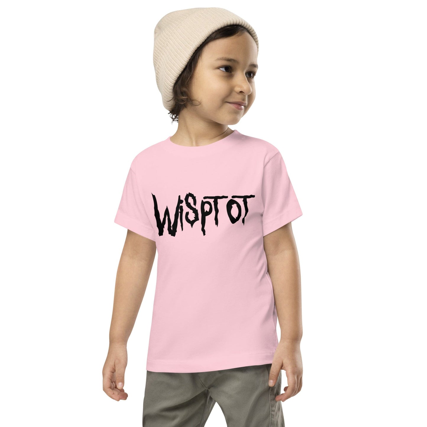 WispTot TODDLER T-Shirt [Unfoiled] (All net proceeds go to equally to Kitty CrusAIDe and Rags to Riches Animal Rescue) JoyousJoyfulJoyness Pink 2T 