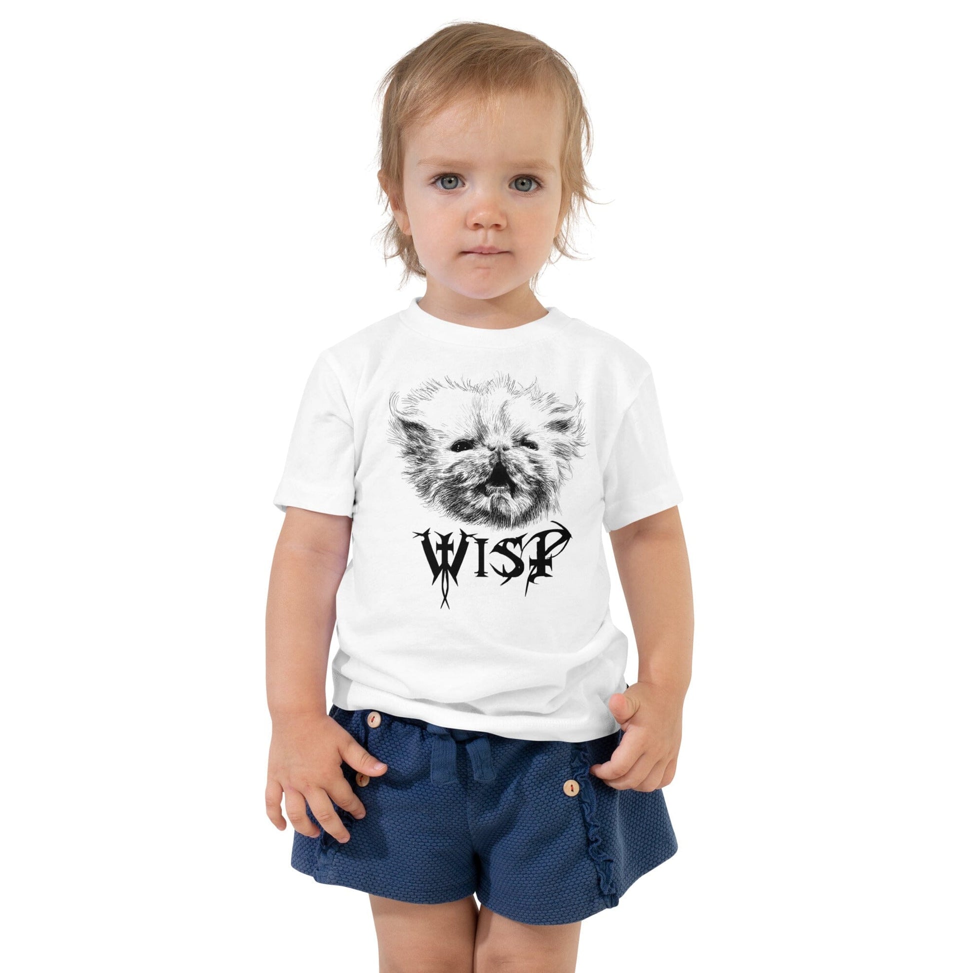 Metal Wisp TODDLER T-Shirt [Unfoiled] (All net proceeds go to Rags to Riches Animal Rescue) JoyousJoyfulJoyness White 2T 